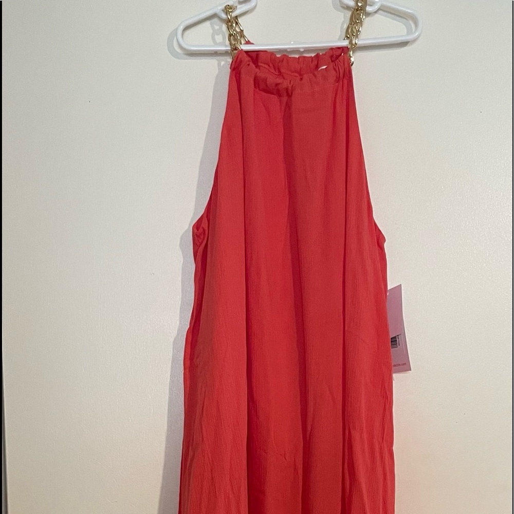 Maxi Dress in Hot Coral XS - Picture 4 of 6